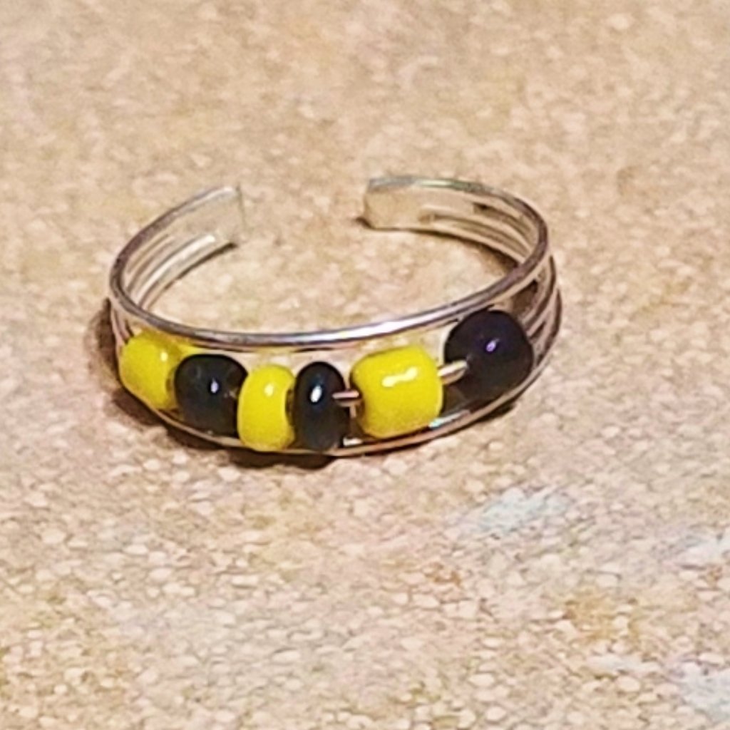 Toe Ring Sterling Silver  Adjustable